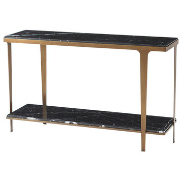 Art Deco Style Marble Top Console