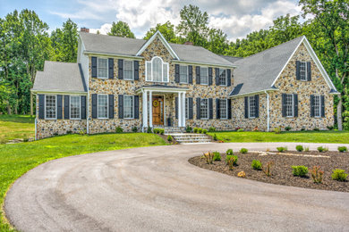 Example of a classic exterior home design in DC Metro