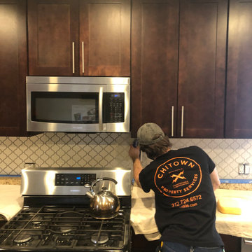 Kitchen Projects: Repairs, Painting, Tile Installation