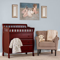 Dream On Me Marcus Changing Table and Dresser, Cherry