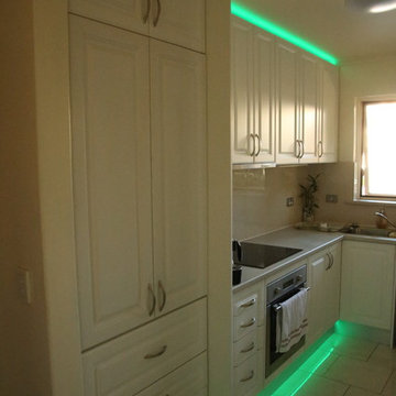Colour Changeable Strip Lighting Kitchen