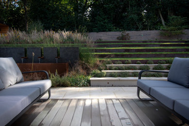 Photo of a modern patio in Cheshire.