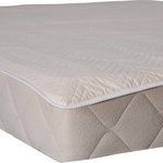 Bio Sleep Concept - Washable Quilted Cotton Mattress Pad - The Washable Quilted Cotton Mattress Pad ensures you have a comfort and secure sleeping experience all night long. you need in a mattress cover. Sumptuous, airy, and water proof the Washable Quilted Cotton Mattress Pad is the best available non-toxic alternative to synthetic mattress covers. Your Washable Quilted Cotton Mattress Pad will fit up to 18 inch thick mattress and is designed to go underneath your mattresses fitted sheets.