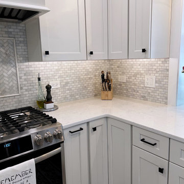 Quaint Kitchen with a Hint of Exposed Brick