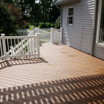 Deck, Pergola and Patio with Fire Pit in Troy, OH