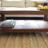 Oversized Coffee Table Made From New Orleans Barge Board and Reclaimed Wood