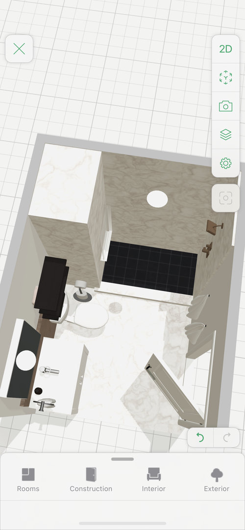 Which way should shower doors swing