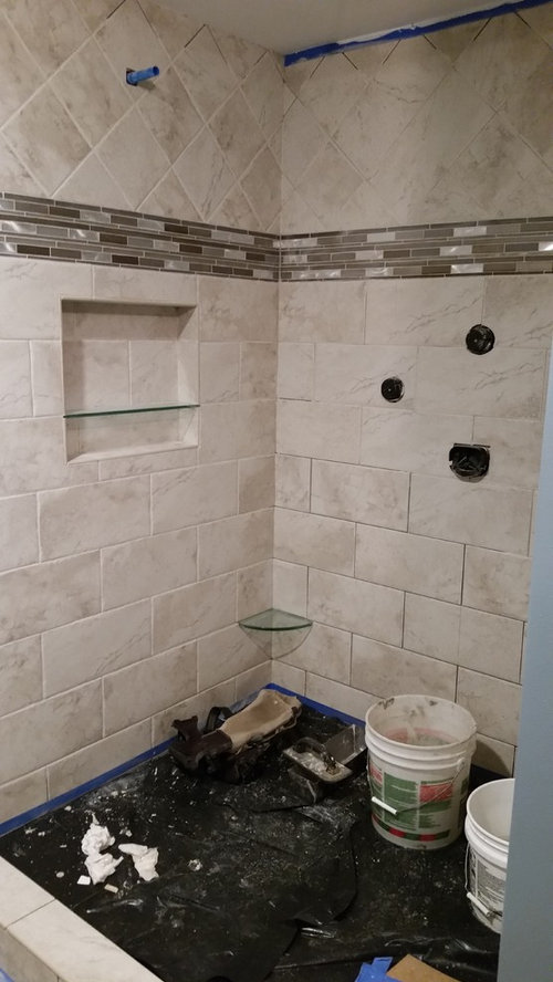 Modern bathroom do I need shoe molding?