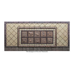 Fine Art Tileworks custom handmade tile layout - Products
