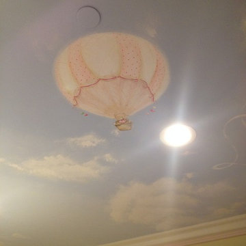 Sky Mural Girls Room