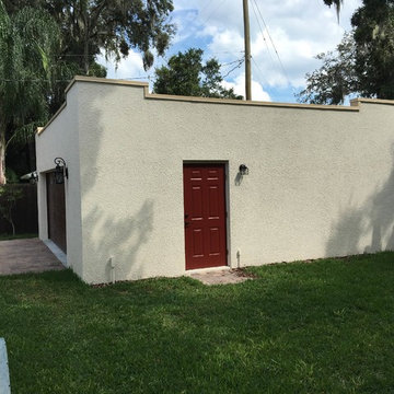 Spanish Style Garage