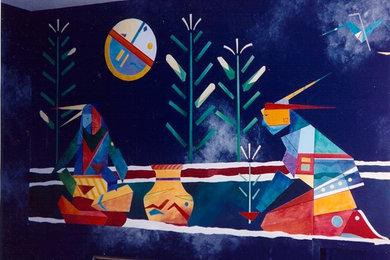 American Indian Mural Fantasy
