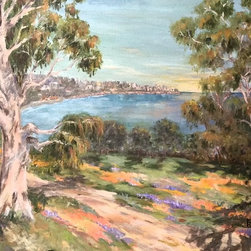 La Jolla Sunset, 16 x 20, Oil on Canvas - Paintings