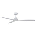 Beacon Lighting - Lucci Air Moto 52" Ceiling Fan, White - Style meets function in Lucci Air Moto's sleek 3 blade design. Powered by direct current (DC) technology, the Moto uses 40% less electricity than standard alternating current (AC) ceiling fans making it a great energy-efficient cooling solution. The Moto comes with a 6-speed remote control, wall mount and reversible function for both summer and winter. The Lucci Air Moto ceiling fan will make a modern high-performance statement to any indoor or outdoor room of your home.