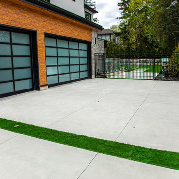 Improving Curb Appeal with Modern Concrete Driveway & Backyard Patio