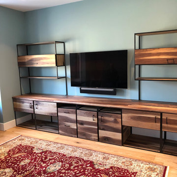 Sappy Walnut Wall Unit