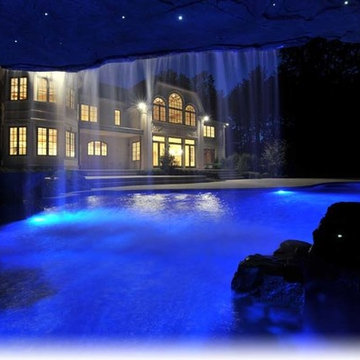 Outdoor Pool & Landscape Lighting By NJ Landscape Architecture Office