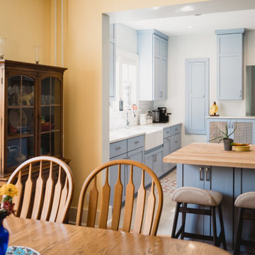 Kitchen Remodel with Adjoining Two Rooms