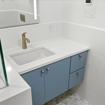 Coastal Modern Bathroom Remodel Wilmington, NC