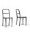 Echo Dining Chair in Gunmetal (Set of 2)