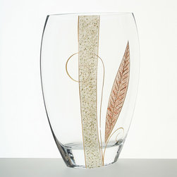 Arianna Leaf Vase 12" - Products