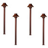 LED Small Hat Light BPL 303- Low Voltage in Rust Finish Set of 4