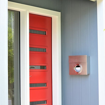 Contemporary Hardie Siding | Provia Door | Arlington, VA