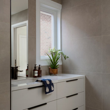 Jack-and-Jill Bathroom Design | Hearth Residence | Whole Home Renovation in Mark