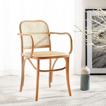 Safavieh Keiko Cane Dining Chair, Natural