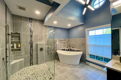 Inspiration for a bathroom remodel in Milwaukee