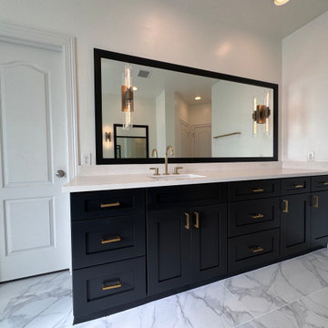 Contemporary Master Bathroom in Katy
