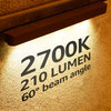 12-Pack 12" LED Hardscape Paver Light, 3W Deck Step Light, 2700K Soft White