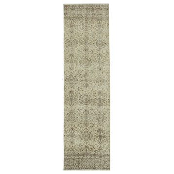 Rug N Carpet - Hand-knotted Anatolian 2' 9" x 10' 1" Rustic Kitchen Runner Rug