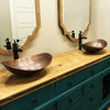 Confucius 19" Vessel Bathroom Sink in Copper