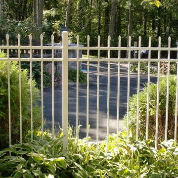 White Aluminum Fence