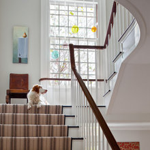 Stair runner mom and dad