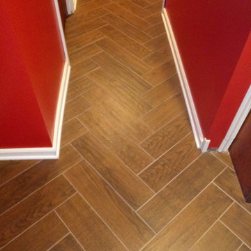 Custom Herringbone Flooring