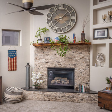 Mantel - Cedar Live Edge Living Room Mantel - Humble Cedar Mantel