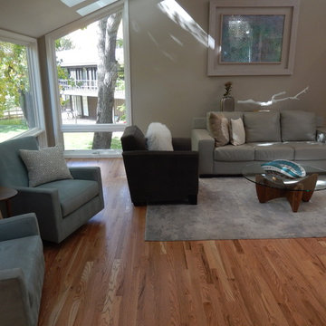 Weathered Oak stain on red oak
