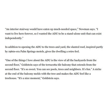 Los Angeles Times: ADU Feature Publication
