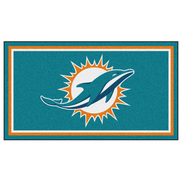 NFL Miami Dolphins Rug 3'x5'