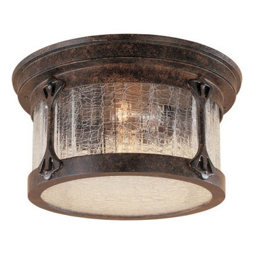Designers Fountain 20935-CHN Canyon Lake - Two Light Outdoor Flush Mount
