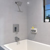 Belanger QUA90 Single Handle Tub and Shower Faucet, Polished Chrome