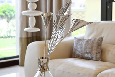 Example of a trendy living room design in Other