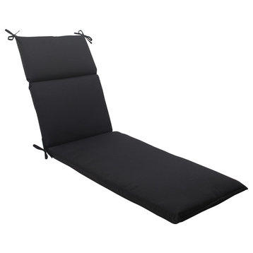Fresco Chaise Lounge Cushion, Black