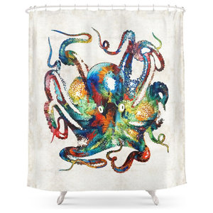 Bass Fish Shower Curtain Beach Style Shower Curtains By Society6