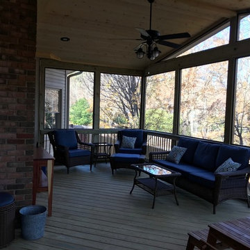 Screened Porch and Deck Combination in North Highlands