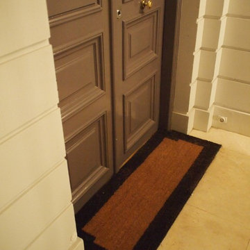 Tapis brosse rue de Rivoli à Paris