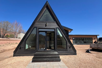 Inspiration for a small contemporary home design remodel in Salt Lake City