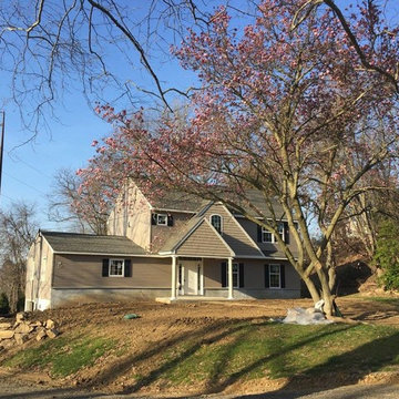 Second floor addition to the pre-existing residence